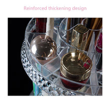 Load image into Gallery viewer, Transparent Acrylic Rotating Makeup Organizer Case