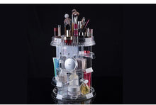 Load image into Gallery viewer, Transparent Acrylic Rotating Makeup Organizer Case