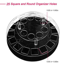 Load image into Gallery viewer, Premium Acrylic Rotating Lipstick Cosmetic Organizer