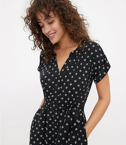 Geo Pocket Shirtdress