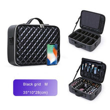 Load image into Gallery viewer, Cosmetic Makeup Case Travel Organizer
