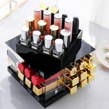 Load image into Gallery viewer, Rotating Acrylic Lipstick Organizer Storage Case
