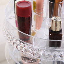 Load image into Gallery viewer, Transparent Acrylic Rotating Makeup Organizer Case
