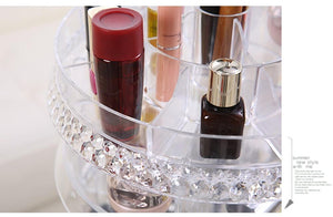 Transparent Acrylic Rotating Makeup Organizer Case