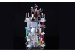 Transparent Acrylic Rotating Makeup Organizer Case