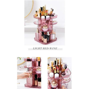 Rotating Square Beauty MakeUp Organizer