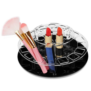 Premium Acrylic Rotating Lipstick Cosmetic Organizer